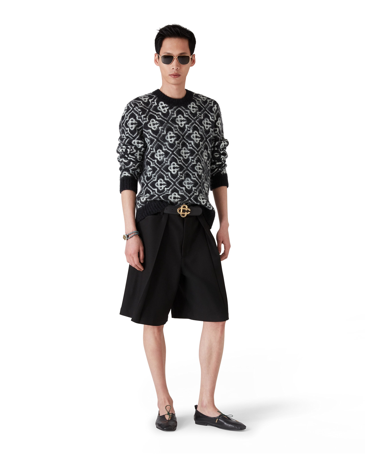Monogram Mohair Jumper | Casablanca Paris - 2