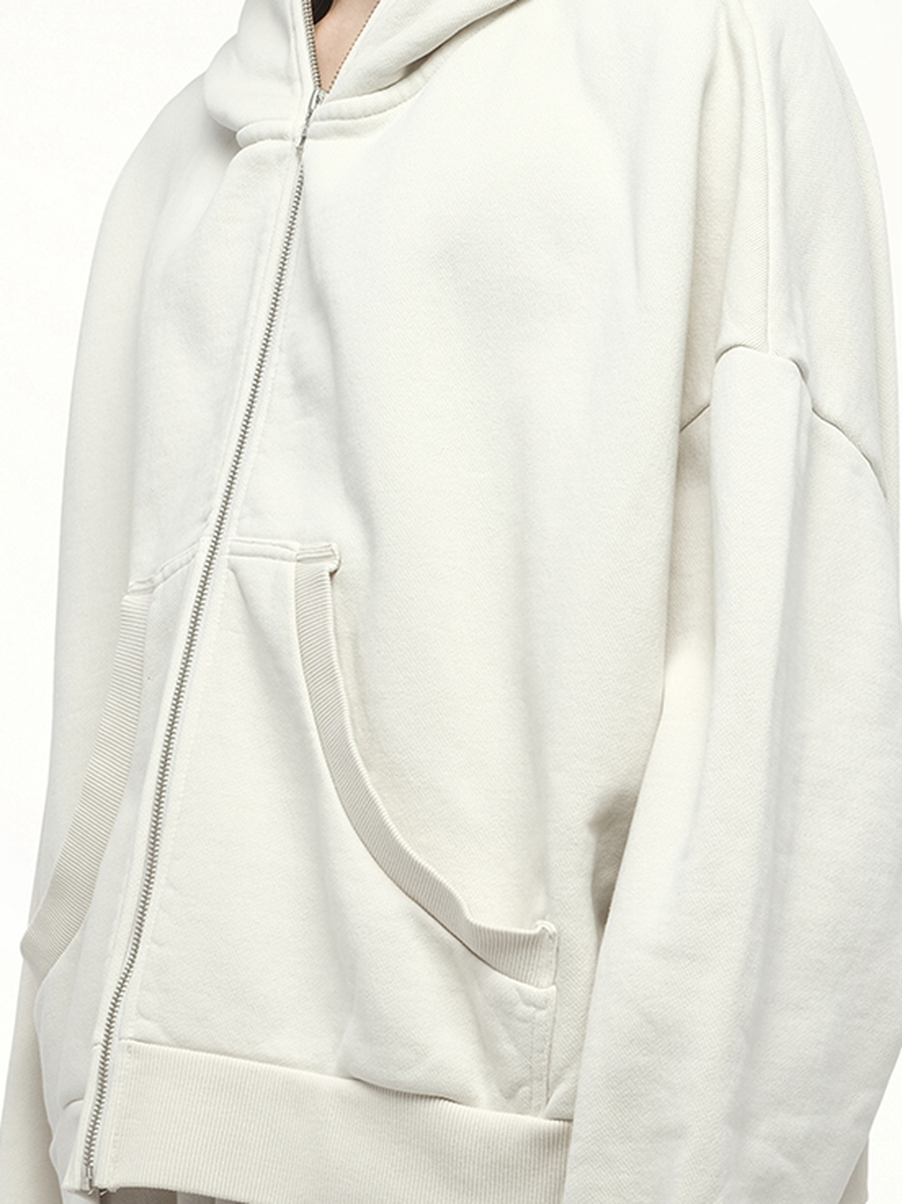 Eternal Zip Hoodie in Rice - 3