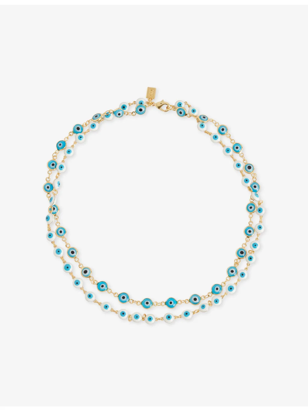 Nazar Necklace 18ct Yellow-Gold Plated Brass And Enamel Necklace - 1