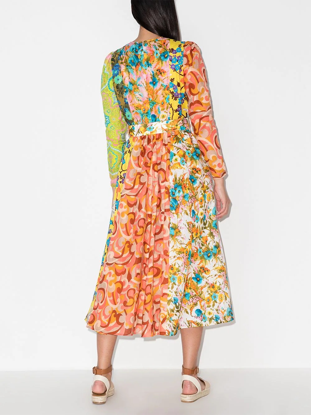 Estelle spliced floral mix dress - 3