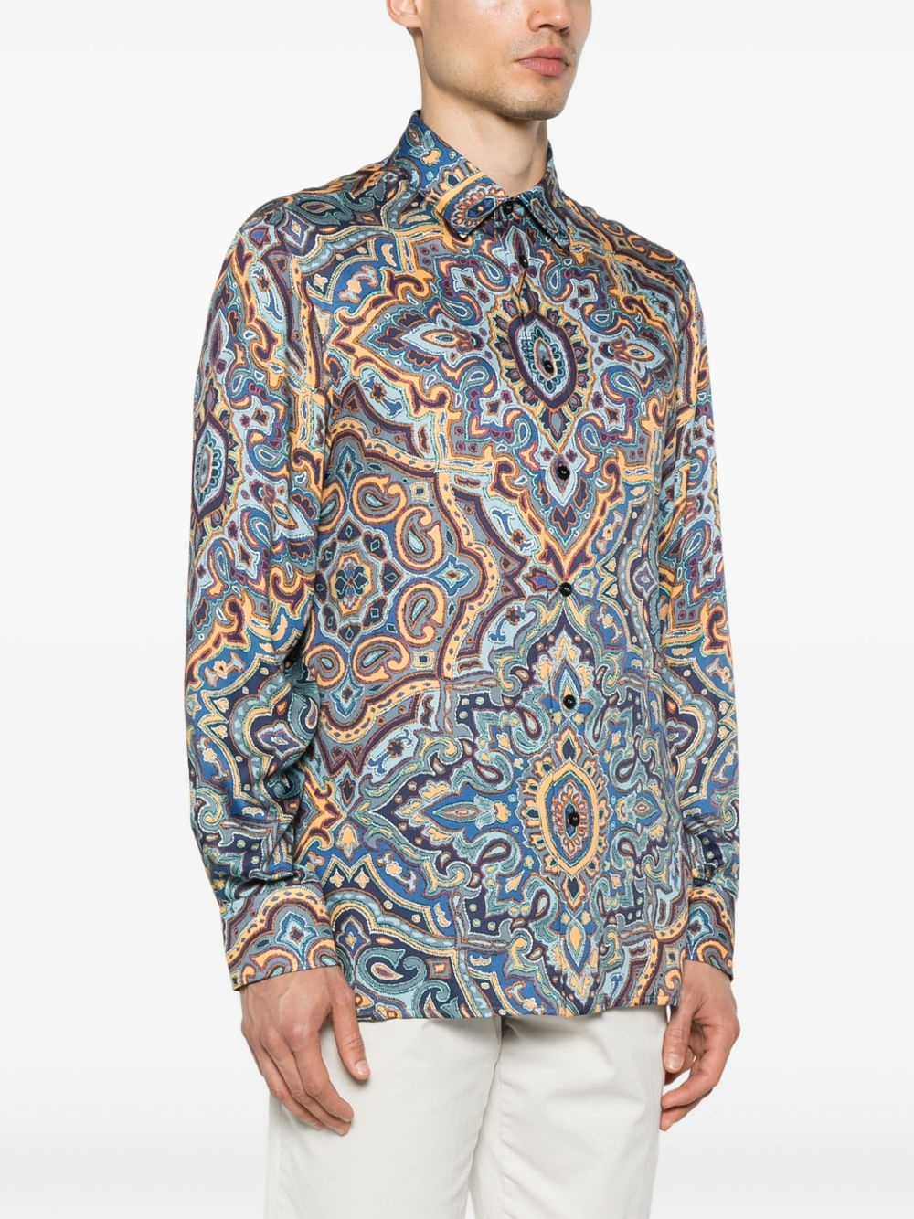 paisley-print shirt - 3