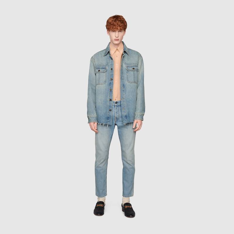GUCCI Tapered denim pant outlook