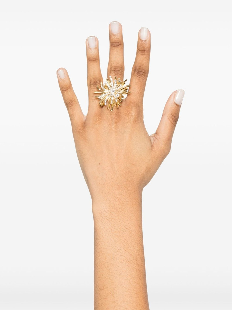 Lanvin flower-detailed ring outlook