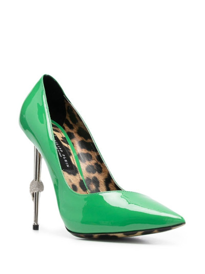 PHILIPP PLEIN Decollete 120mm patent pumps outlook