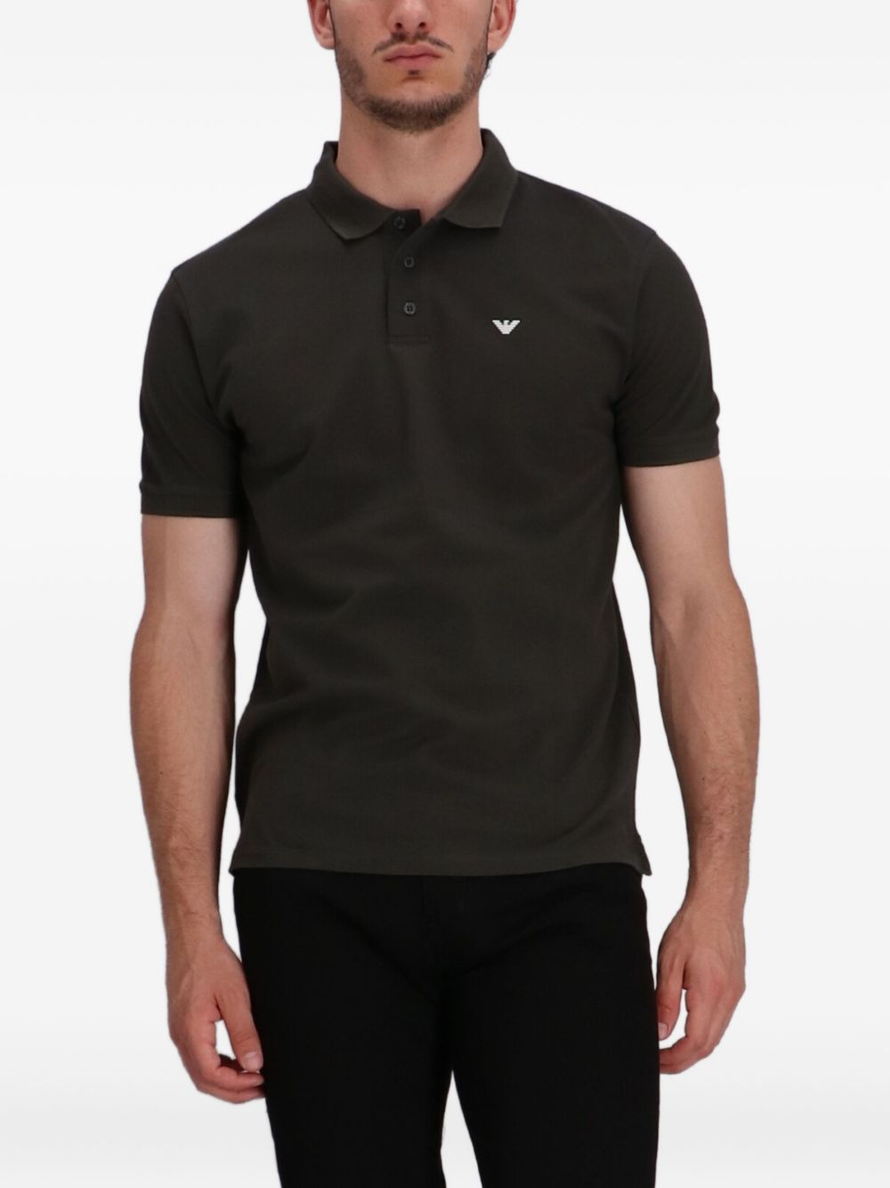 eagle-logo polo shirt - 2