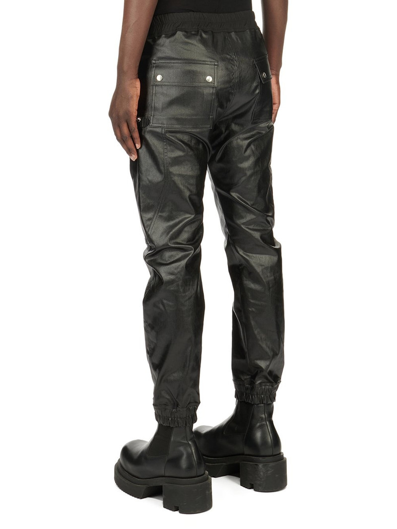 Black Bauhaus Denim Cargo Pants 3