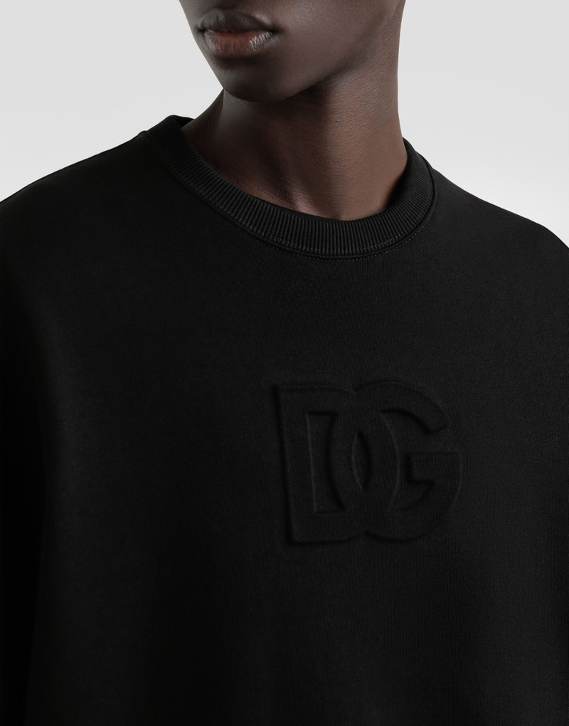 Cotton sweatshirt with logo 4