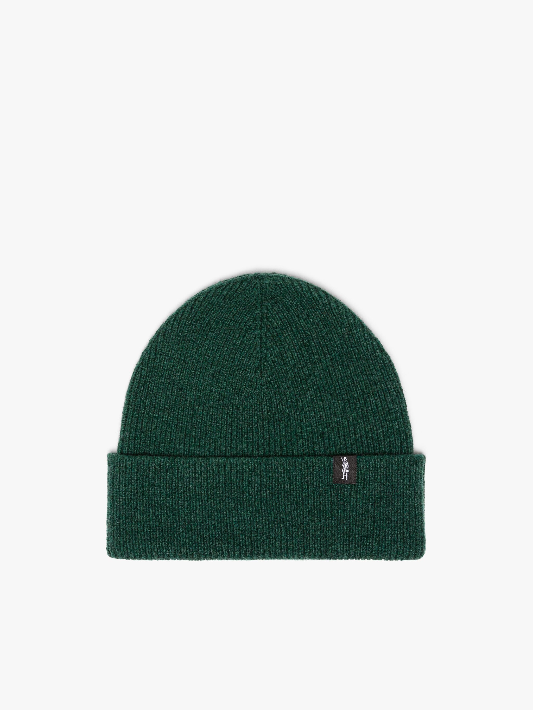 BOTTLE GREEN ECO CASHMERE BEANIE - 1