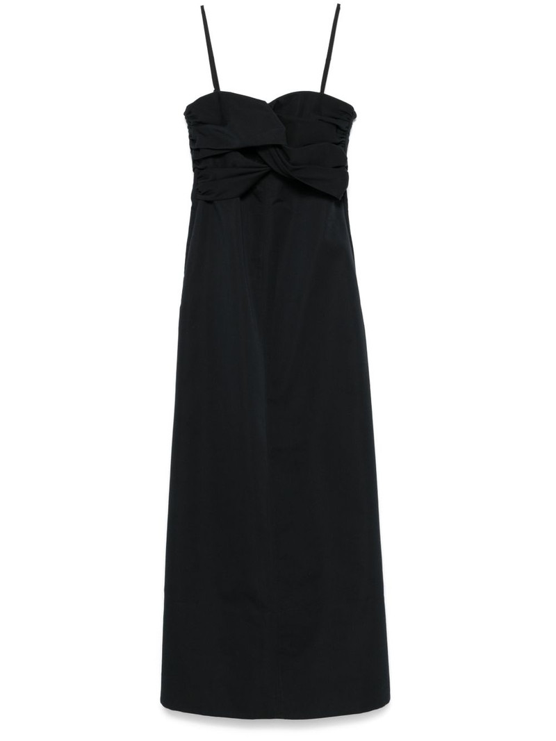 twist-detail maxi dress 1