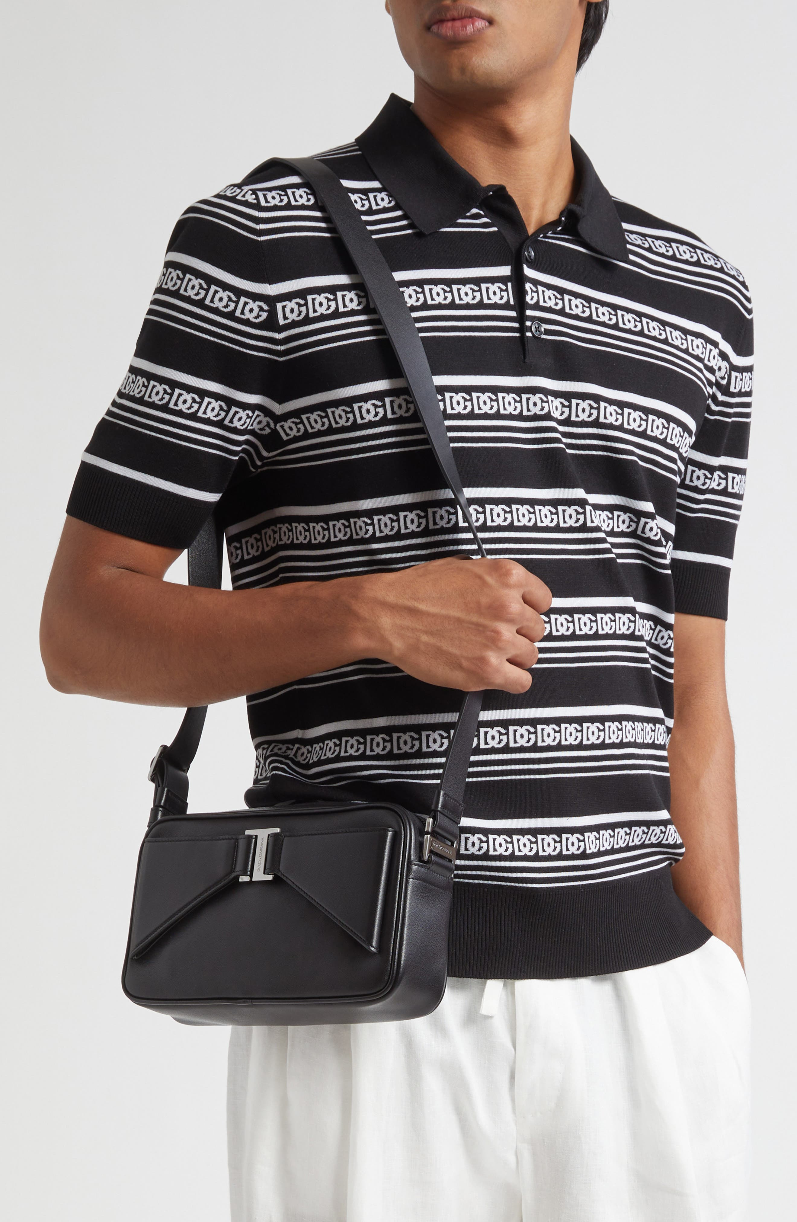 Dolce&Gabbana Cali Leather Belt Bag in 80999 Nero at Nordstrom - 2