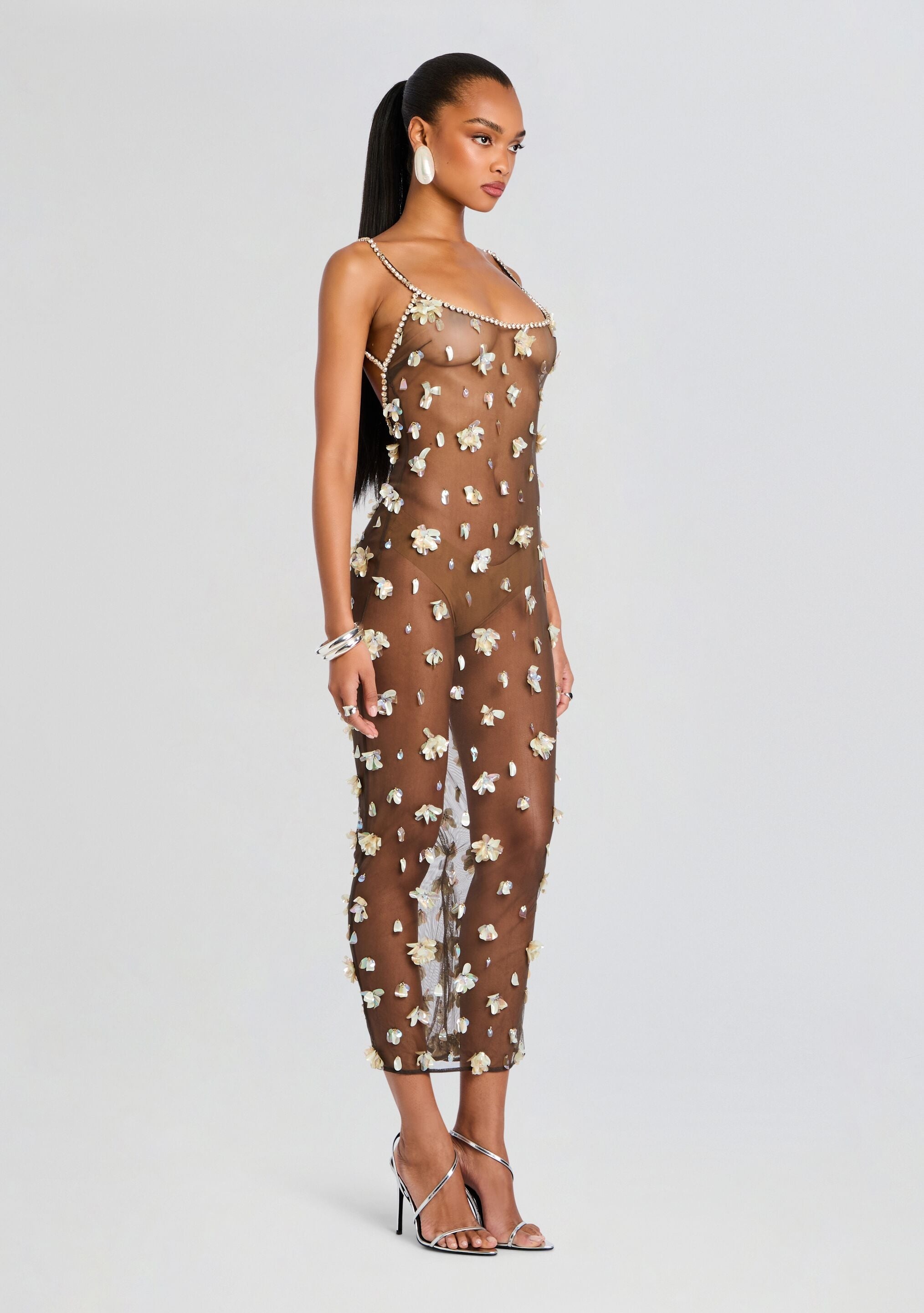 ALGEA EMBELLISHED DRESS - 4