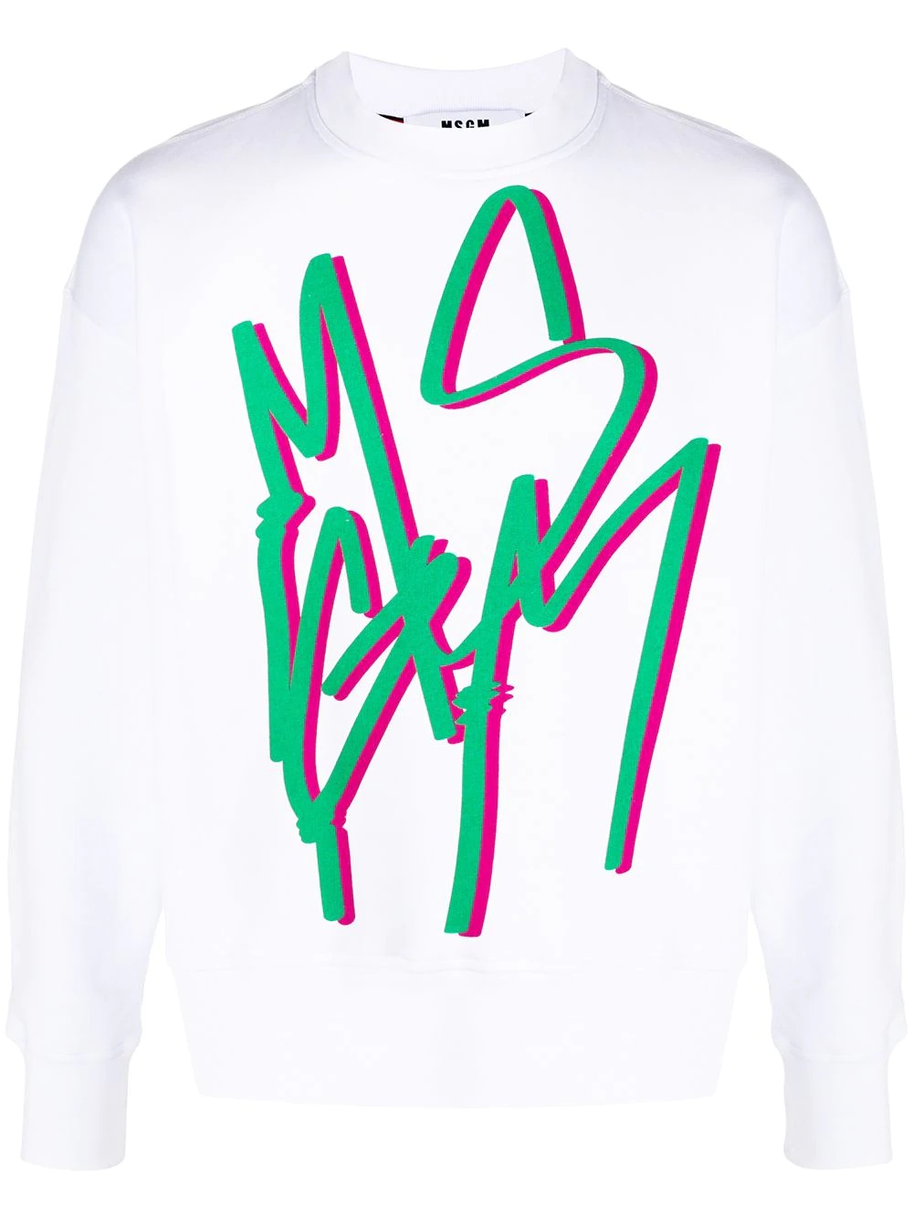 logo print sweatshirt - 1