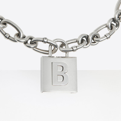 BALENCIAGA Lock Chain Necklace outlook