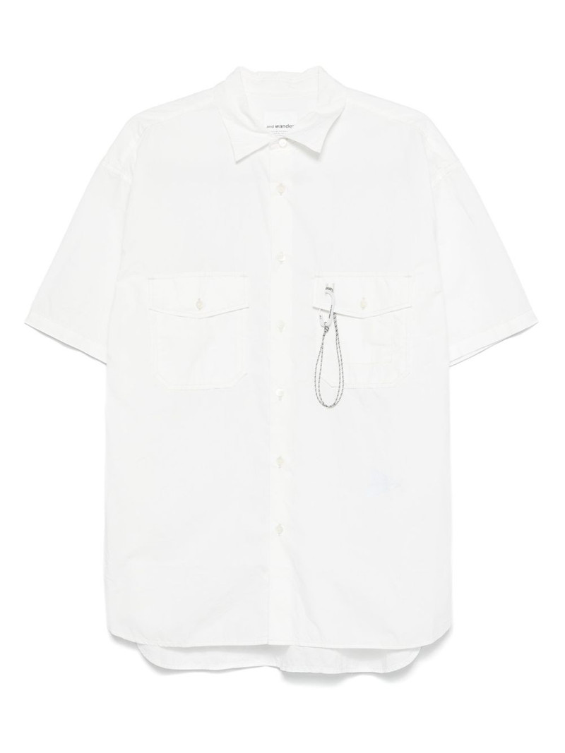 logo-print shirt - 1