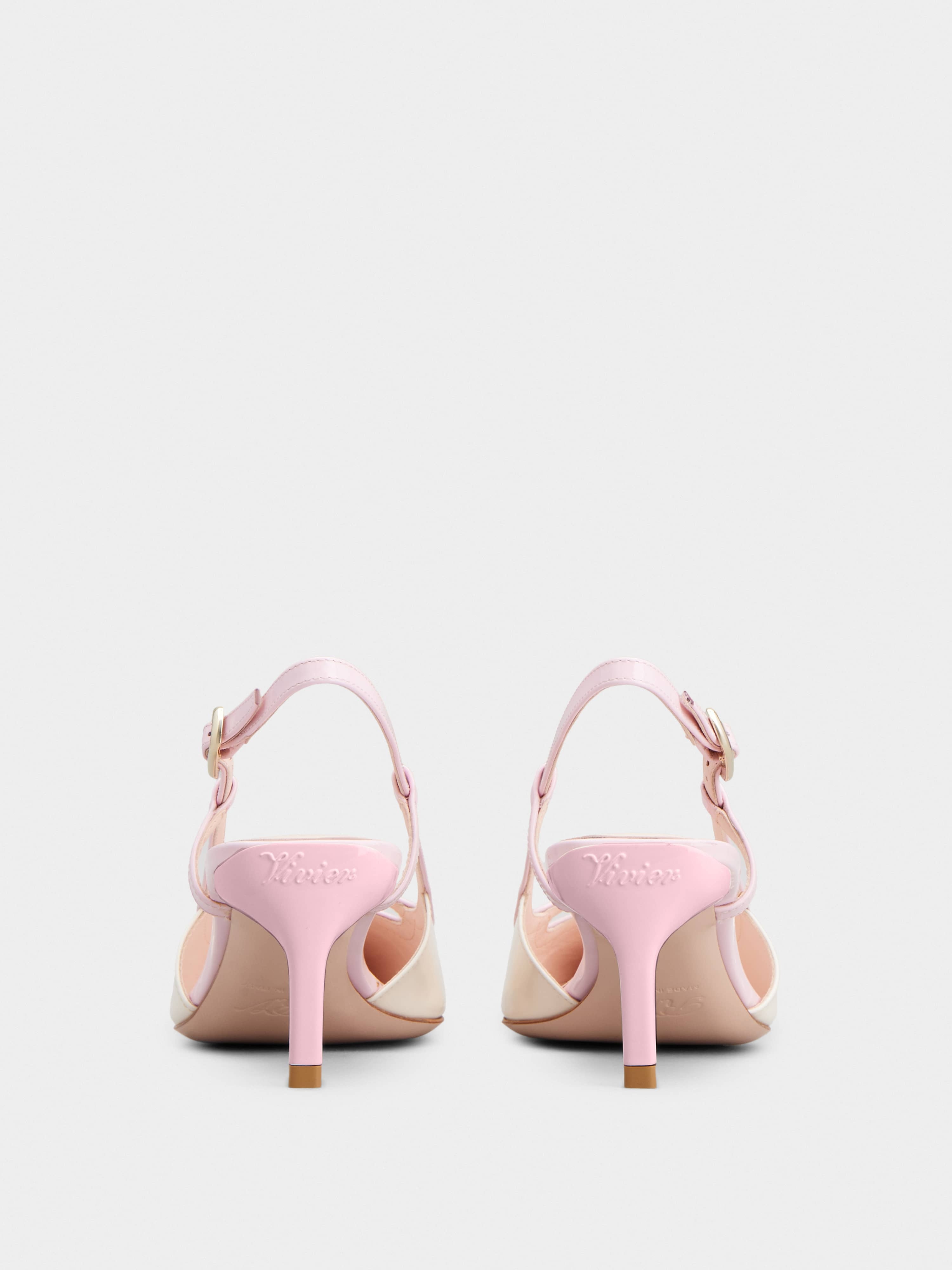 Viv’ Canard Slingback Pumps in Patent Leather - 5