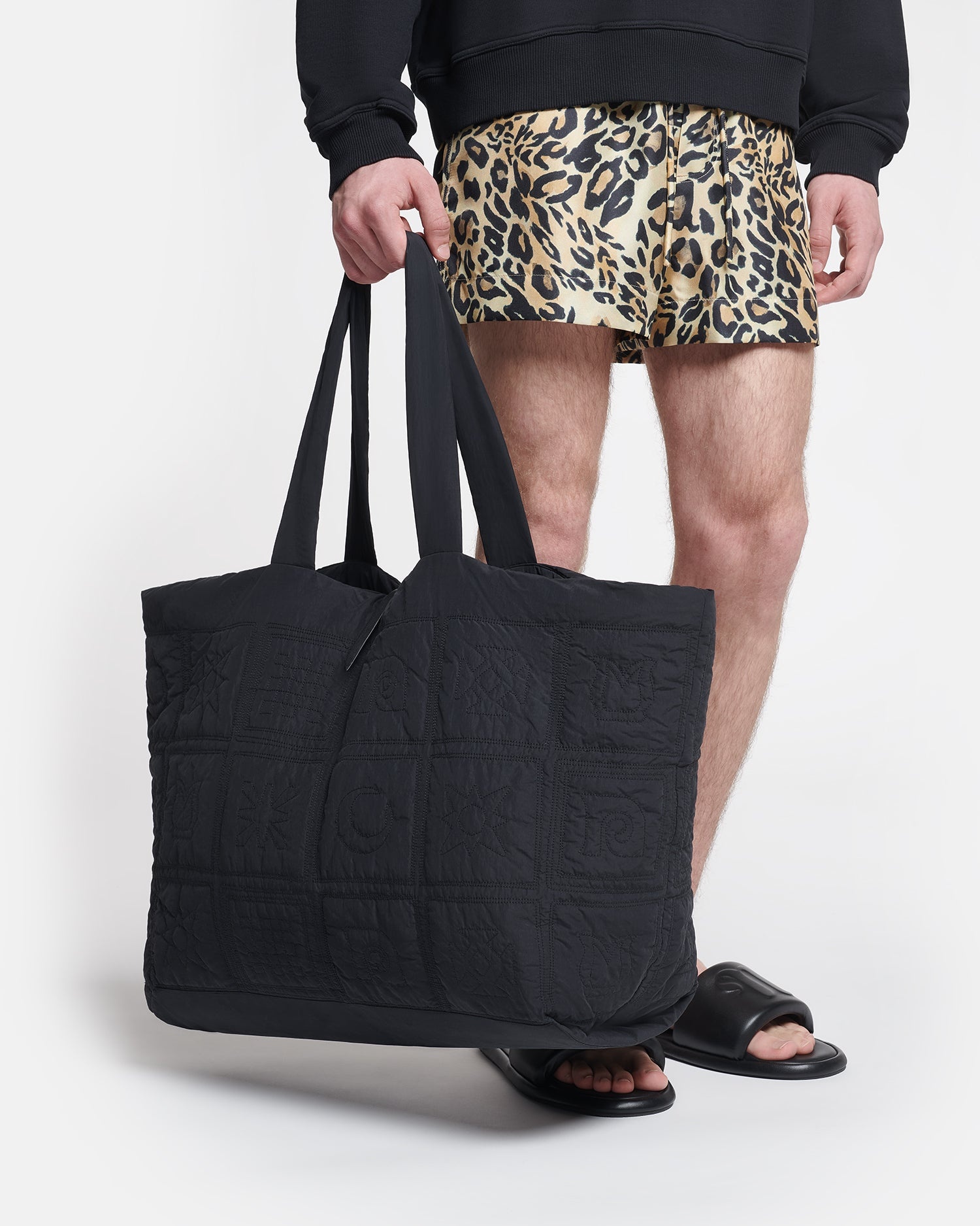 Quilted Tech-Poplin Tote - 6