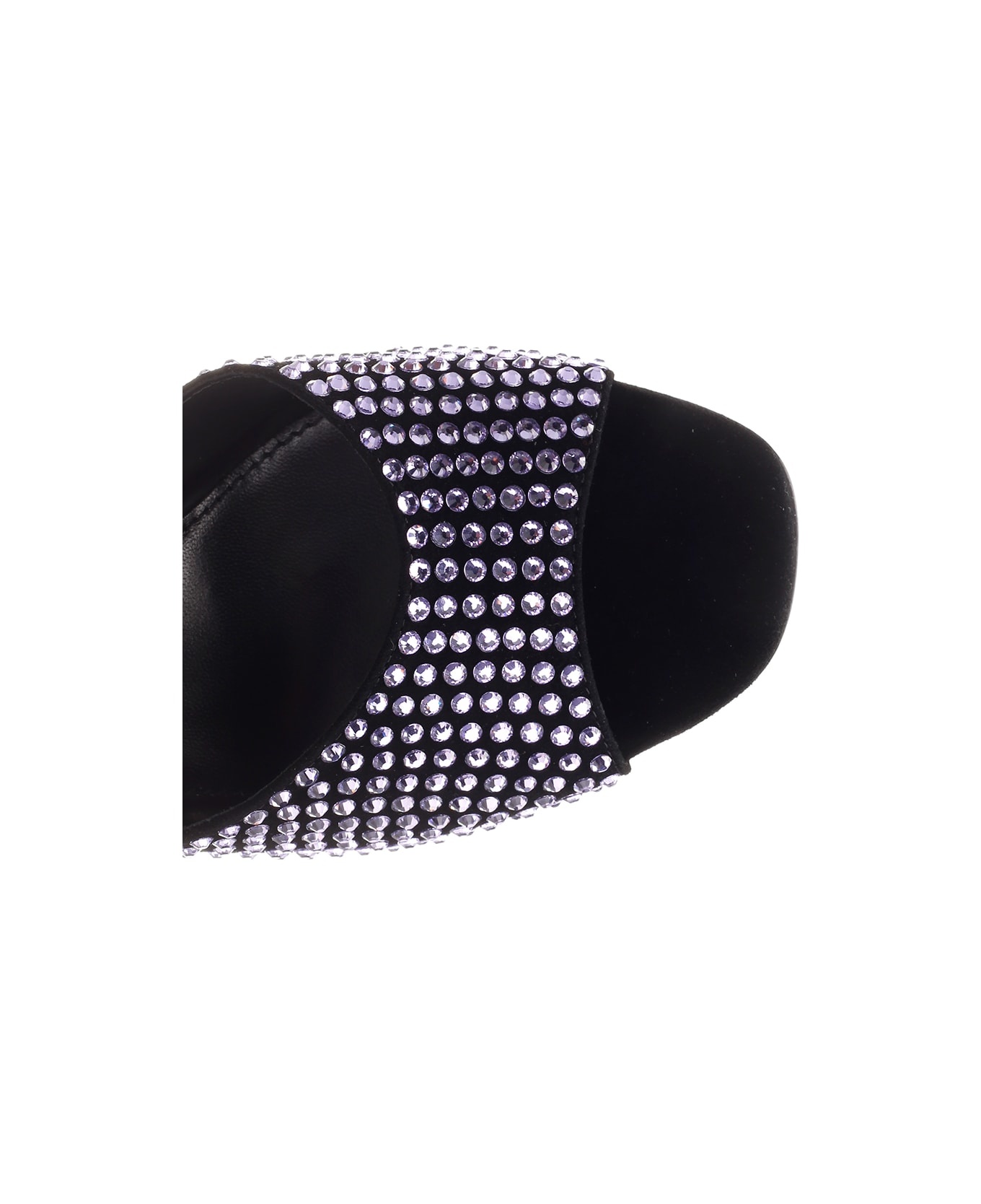 Crystal Embellished Mules - 4