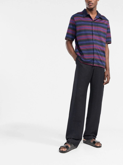 Missoni zig-zag woven shirt outlook