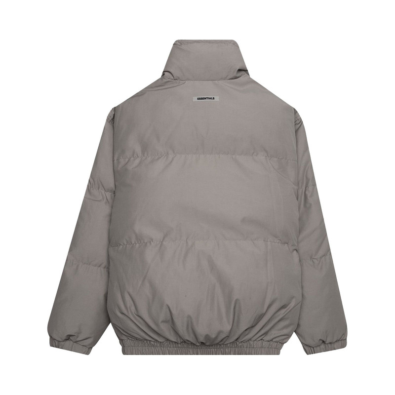 ESSENTIALS Fear of God Essentials Puffer Jacket 'Cement' outlook
