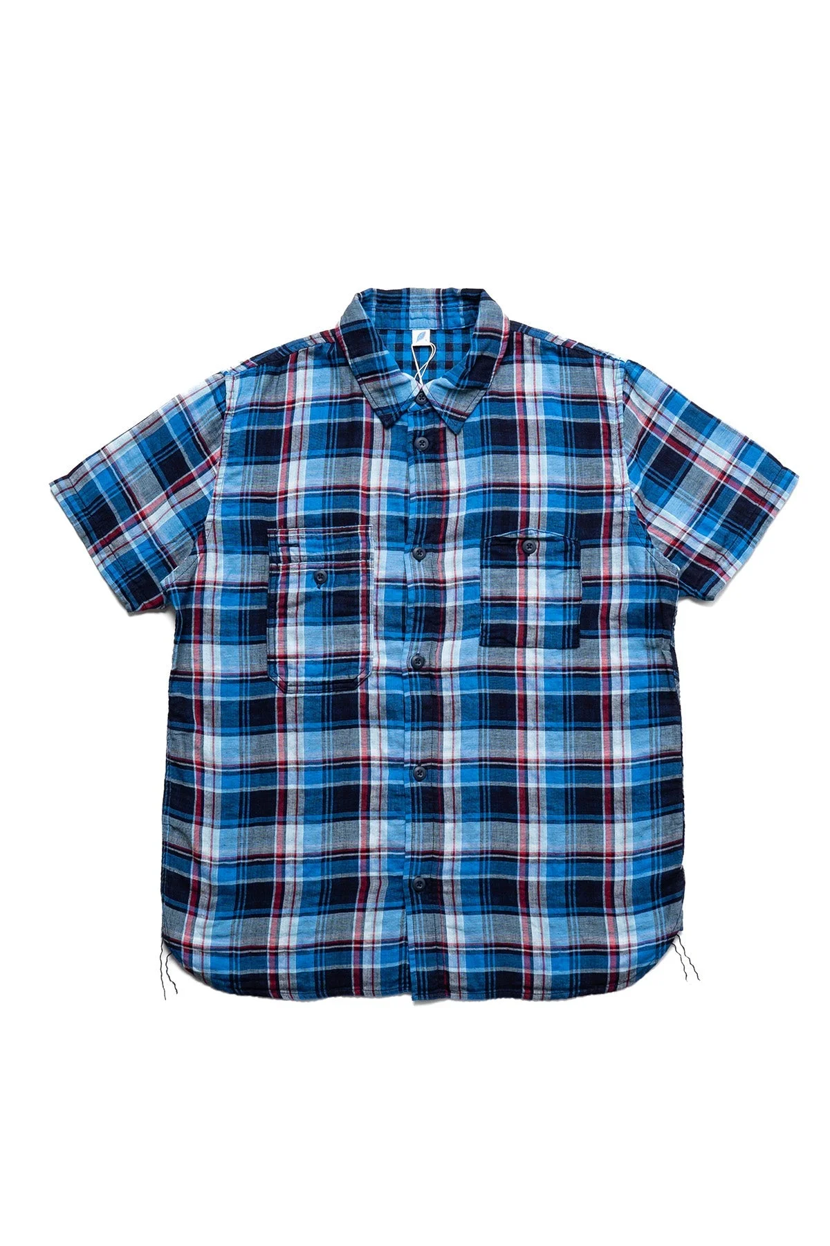 Short Sleeve Button Up - Indigo - 1