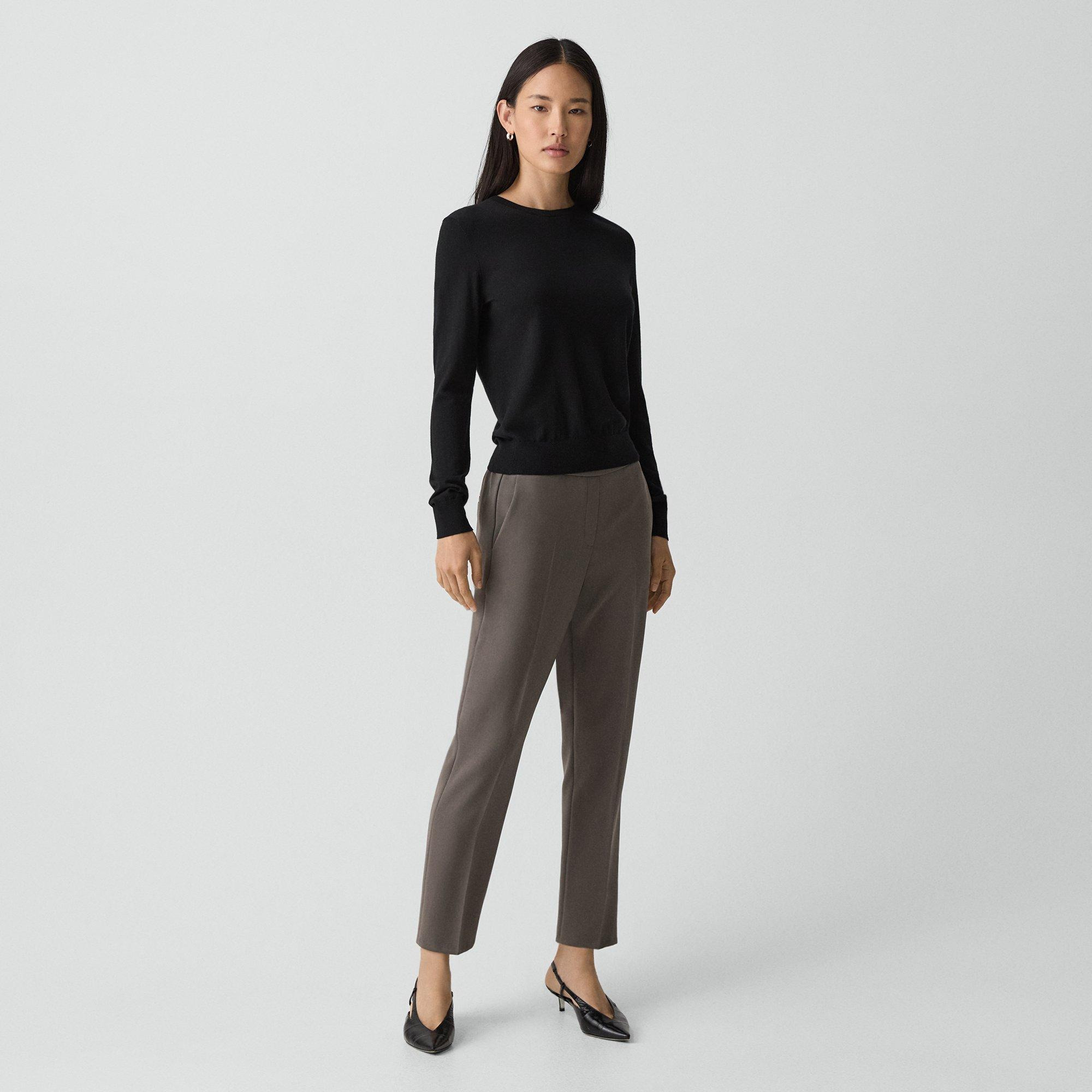Treeca Pull-On Pant in Admiral Crepe - 3