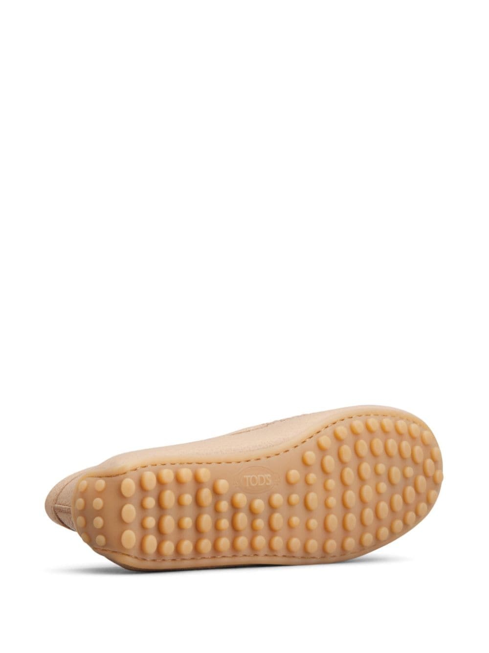 penny-slot detail leather loafers - 4