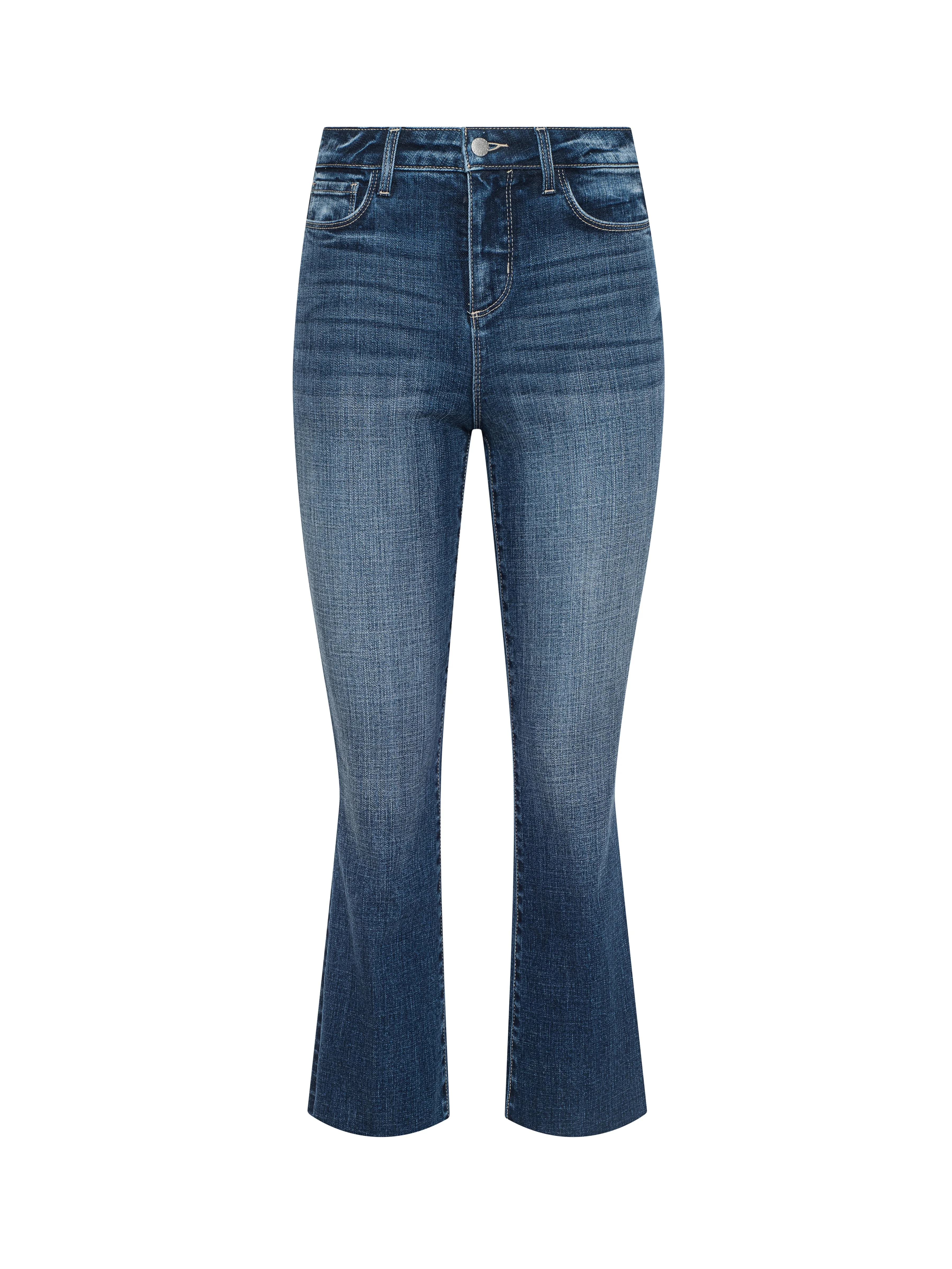 Kendra Cropped Flare Jean - 1