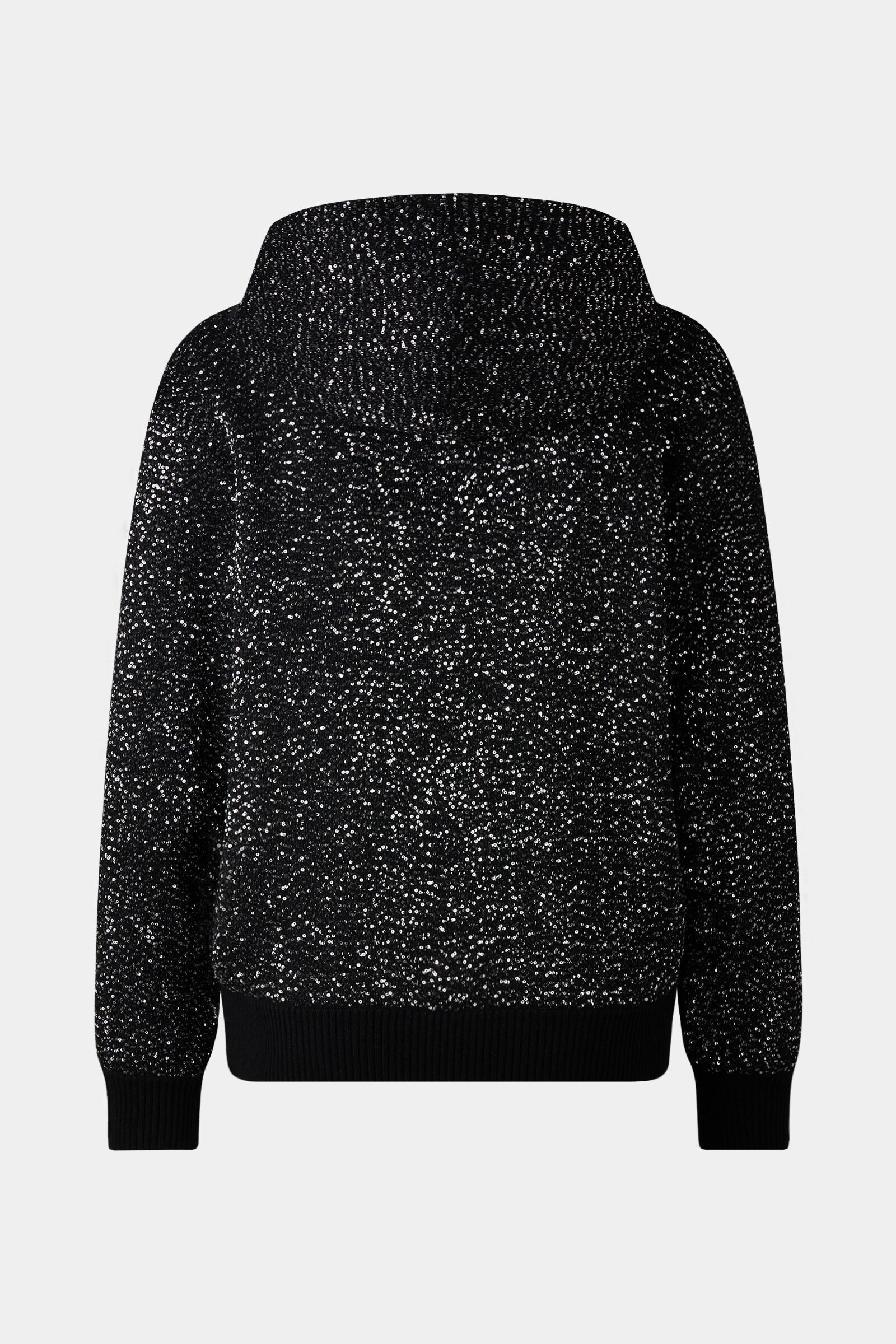 Ulli Sequinned hoodie in Black - 5