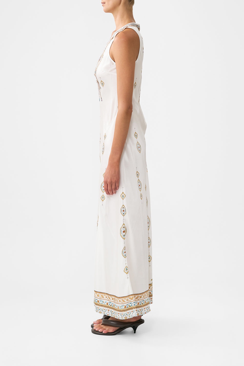 BIAS CUT TANK DRESS - 4