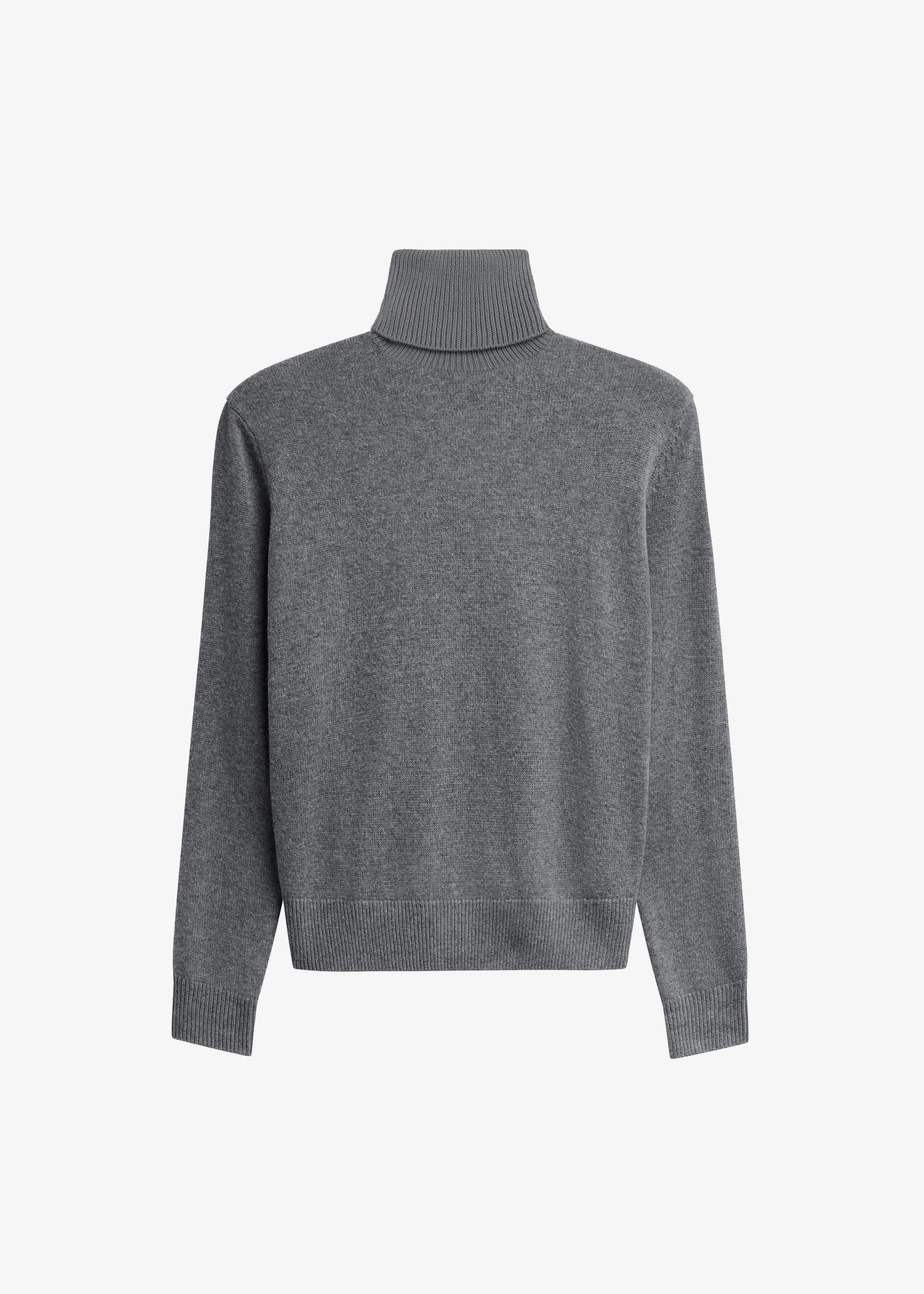Koler Padded Knit Turtleneck - Grey - 1