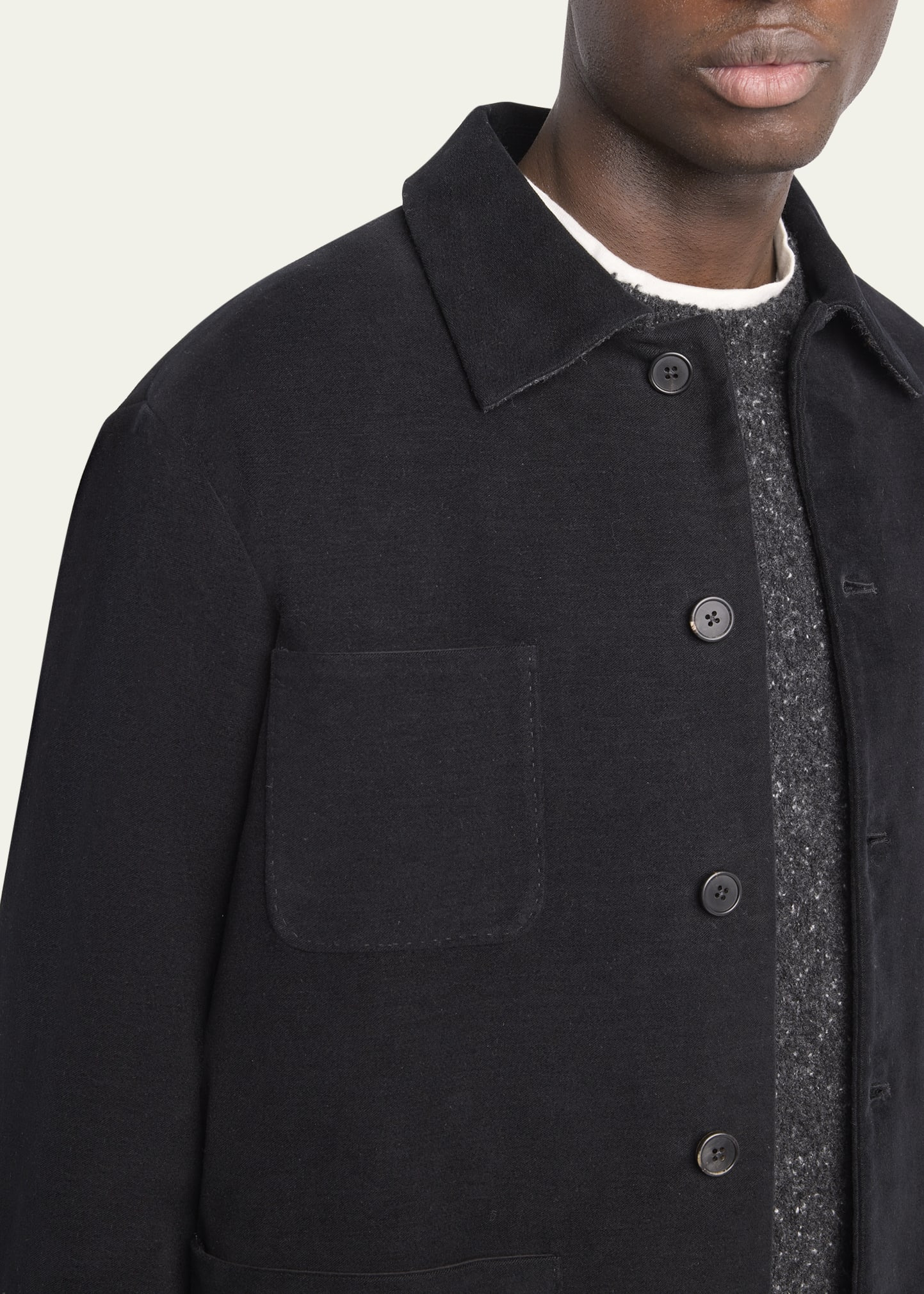 Men's Kian Cotton Moleskin Shirt Jacket - 5