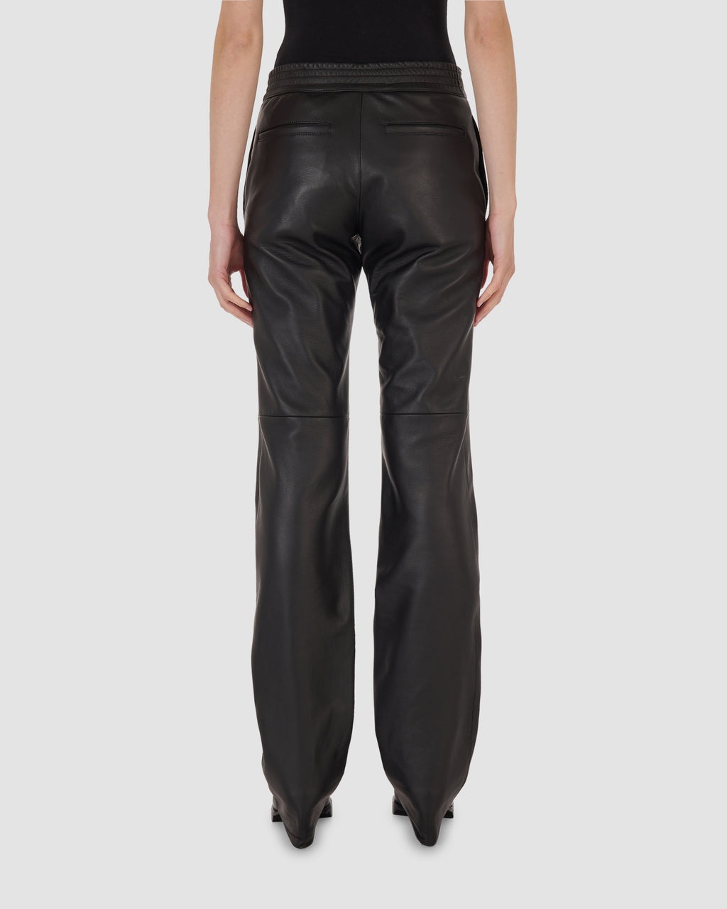 LEATHER TRACKPANT - 5