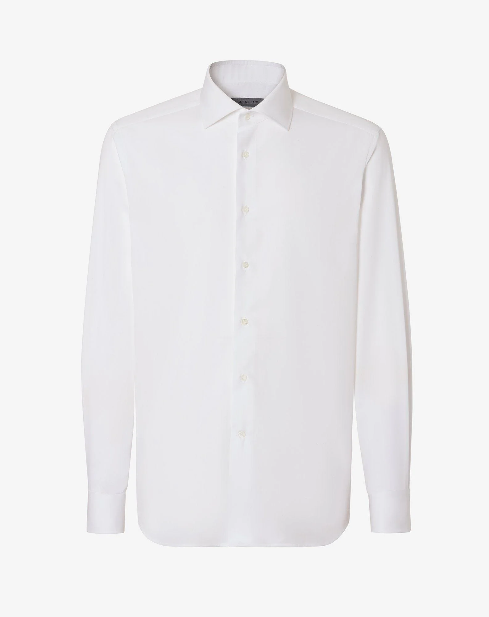 White cotton twill shirt - 1