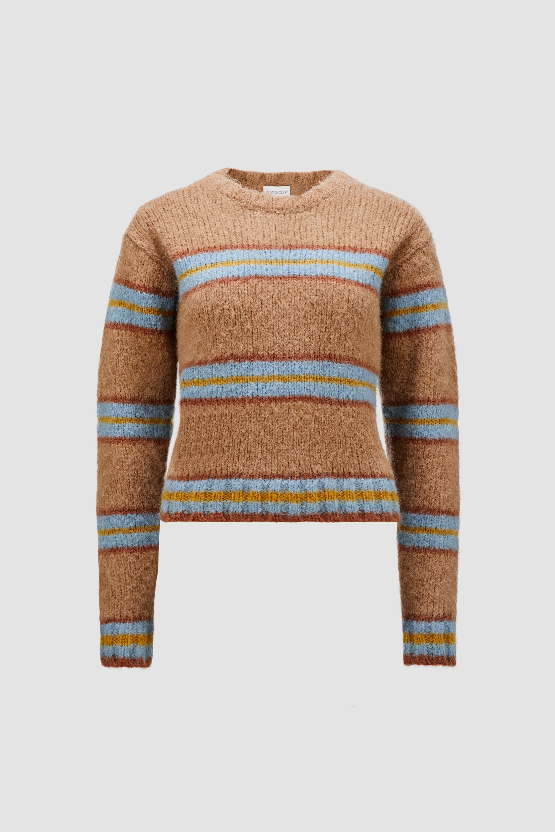 Striped Alpaca Blend Sweater - 1