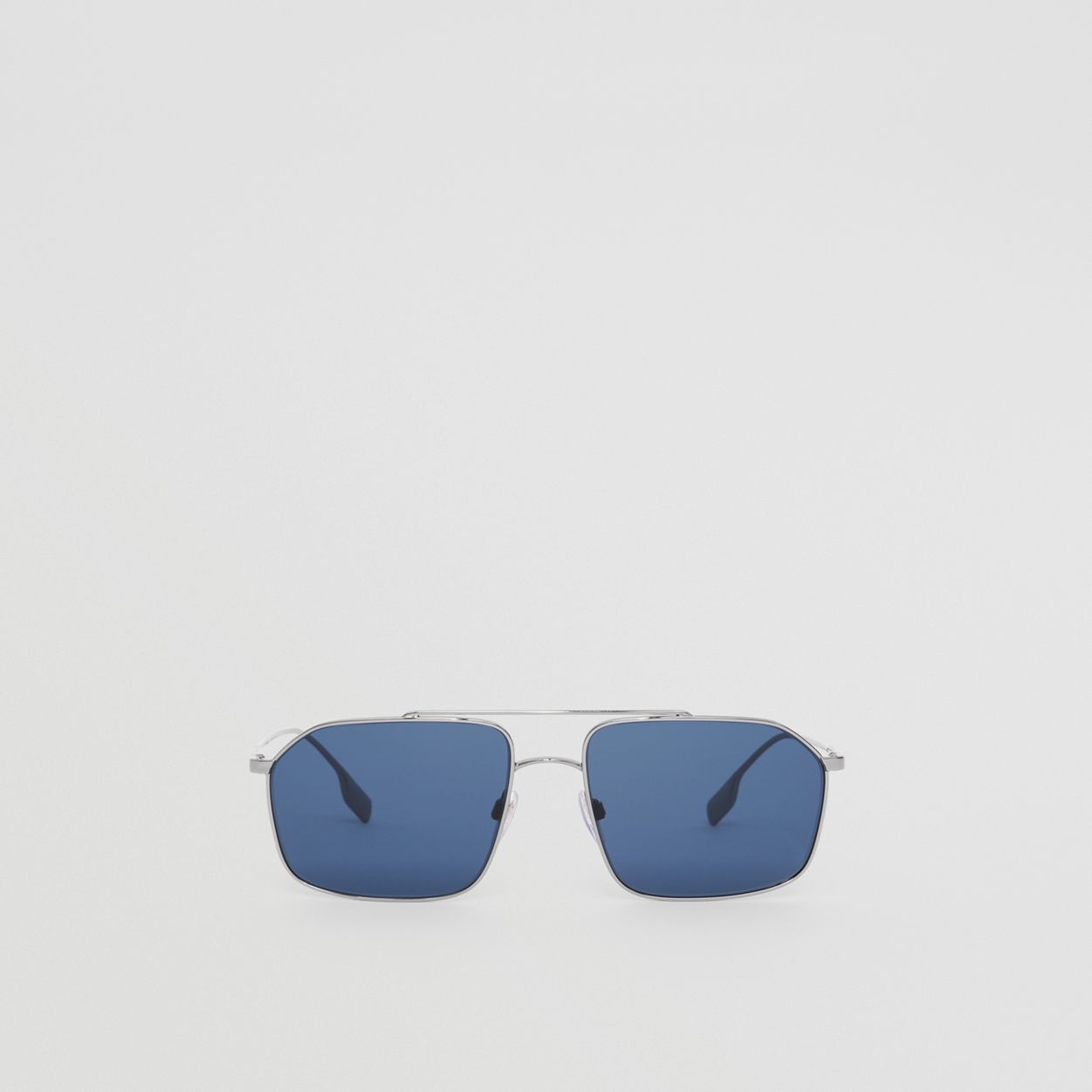 Icon Stripe Detail Navigator Sunglasses - 1