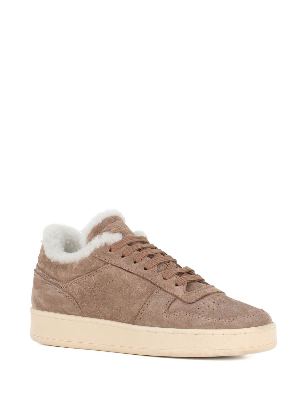 suede fur-lined sneakers - 2