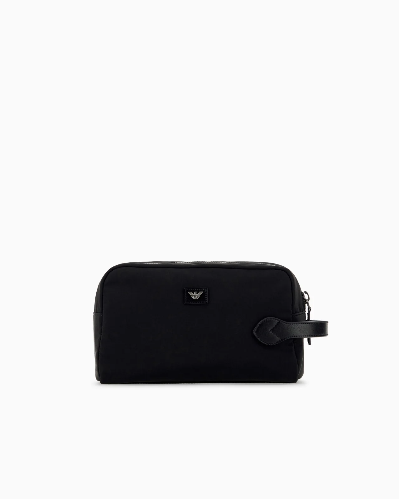 FABRIC BEAUTY CASE WITH A SIDE HANDLE AND A ZIP CLOSURE - 1