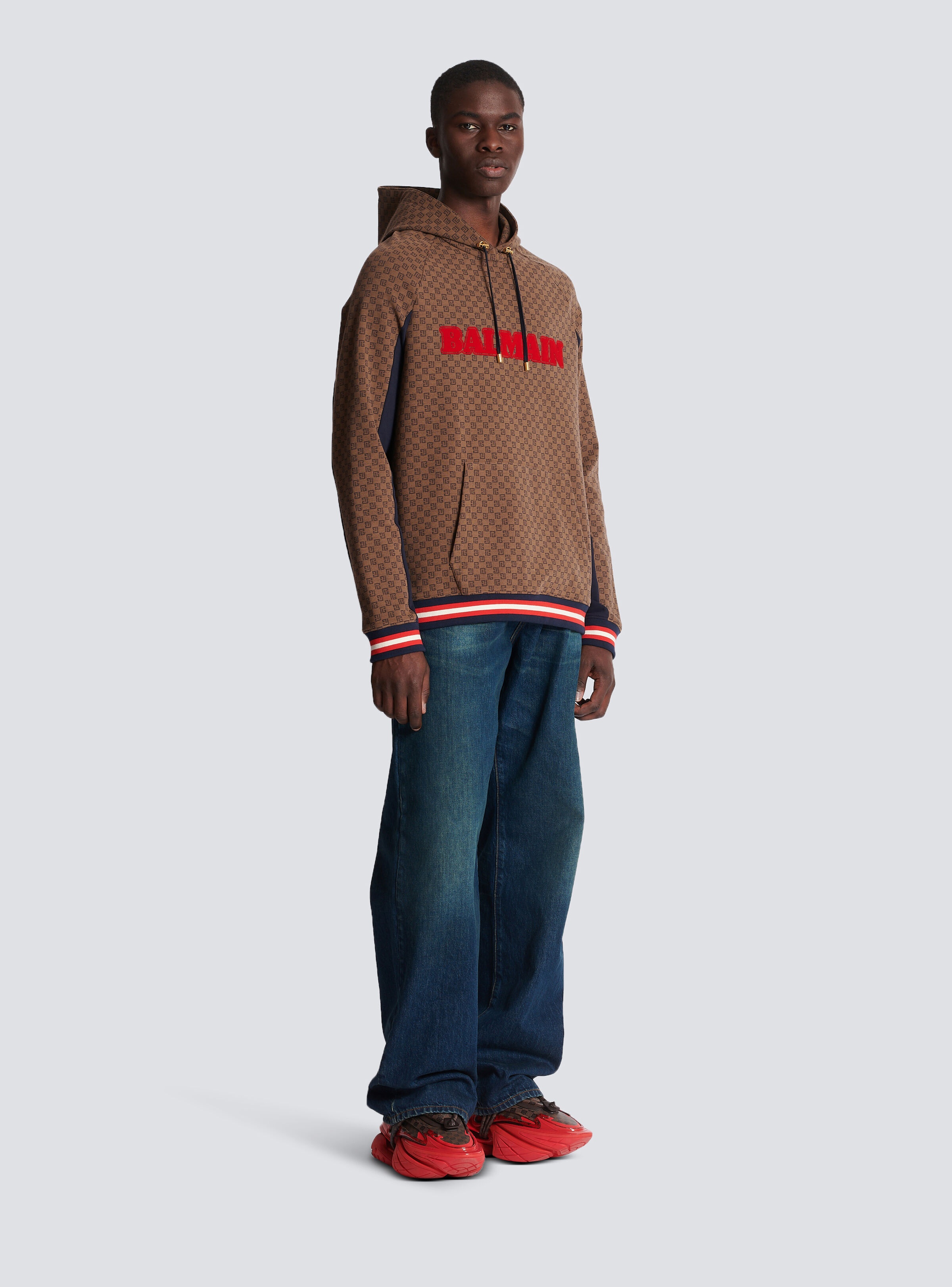 Mini monogram jacquard hoodie - 3