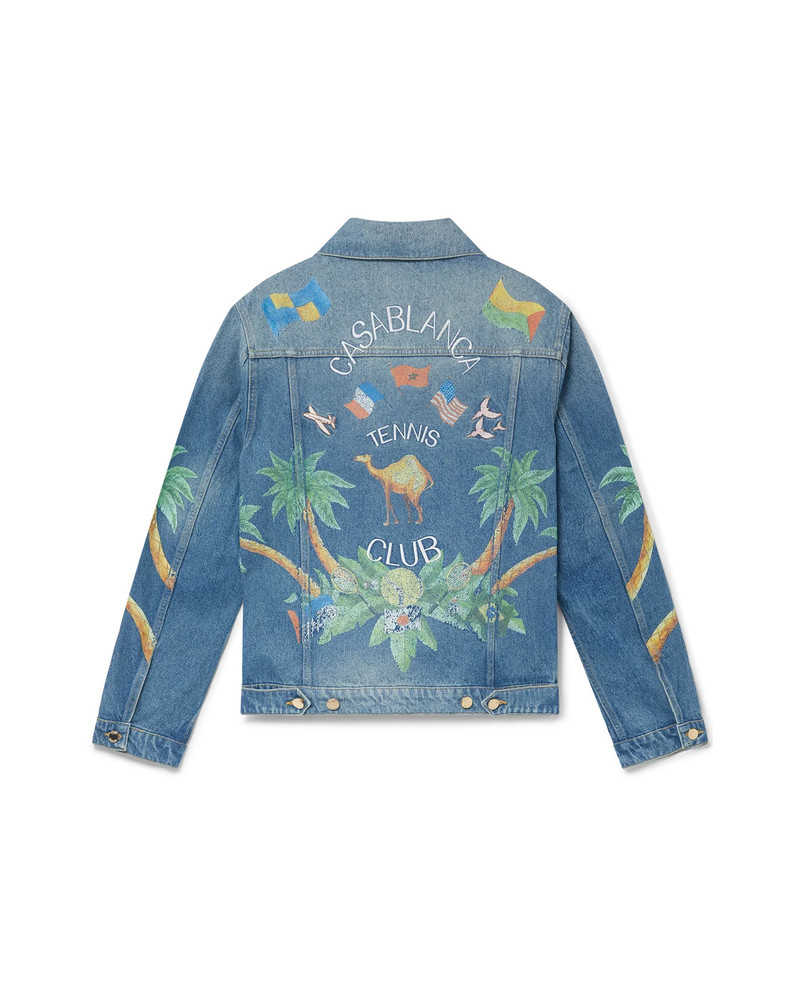 CASABLANCA Casablanca Tennis Club Denim Jacket outlook
