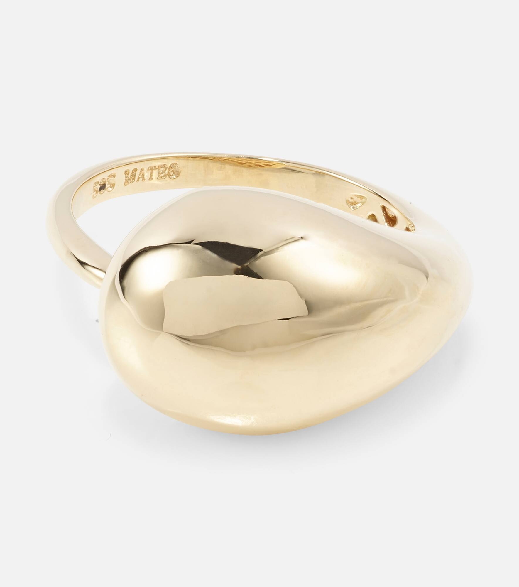 Water Droplet 14kt gold ring - 1