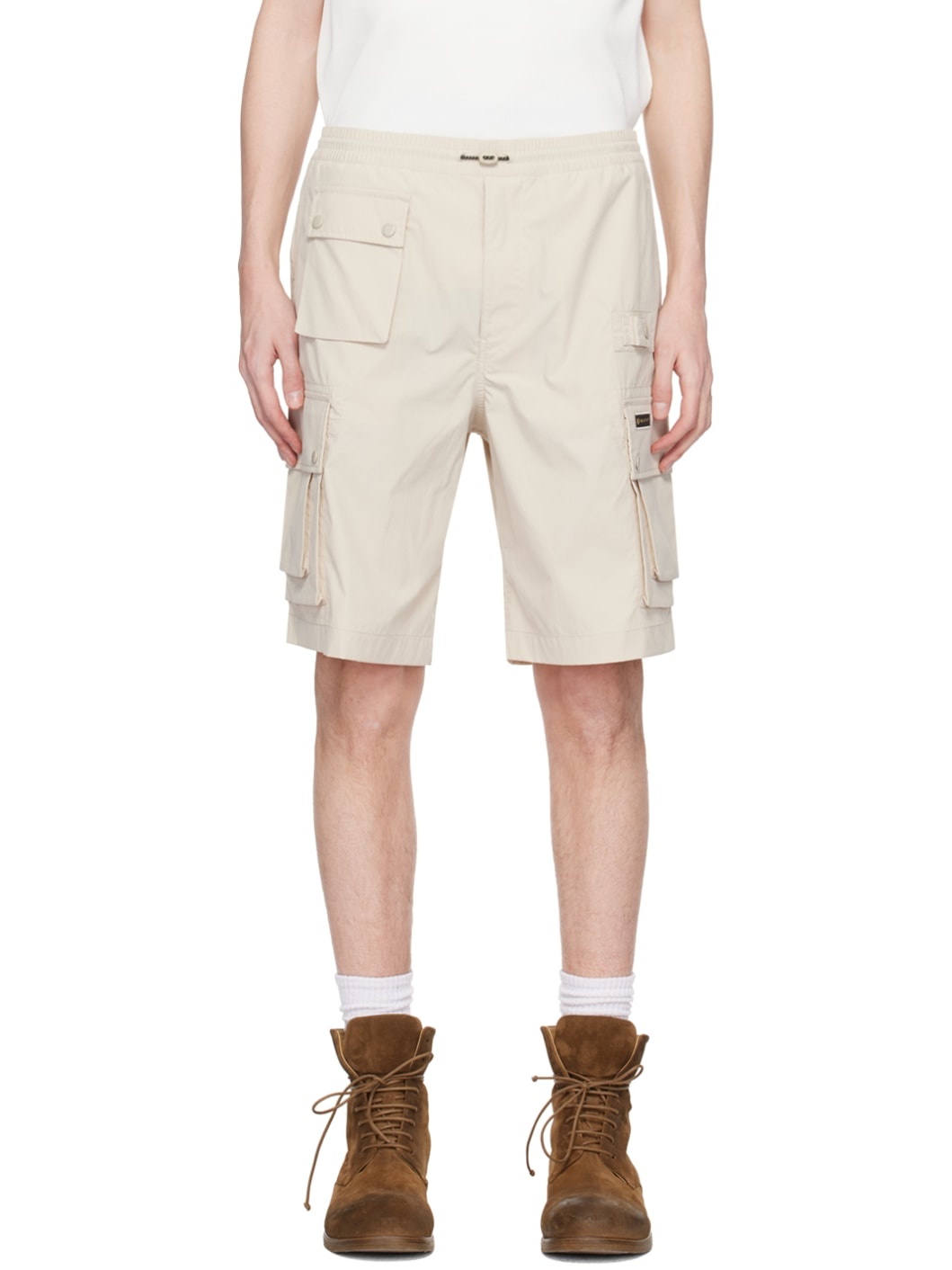 Beige Castmaster Shorts - 1