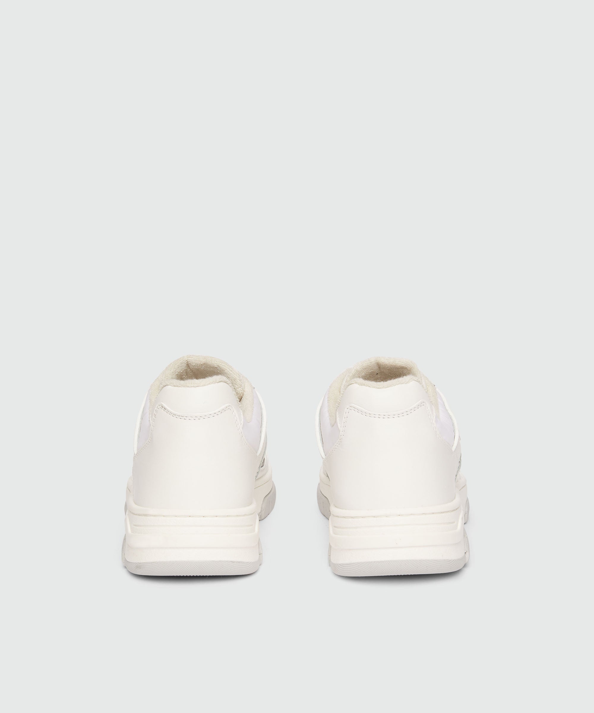 White leather RCK sneakers with MSGM lettering - 3