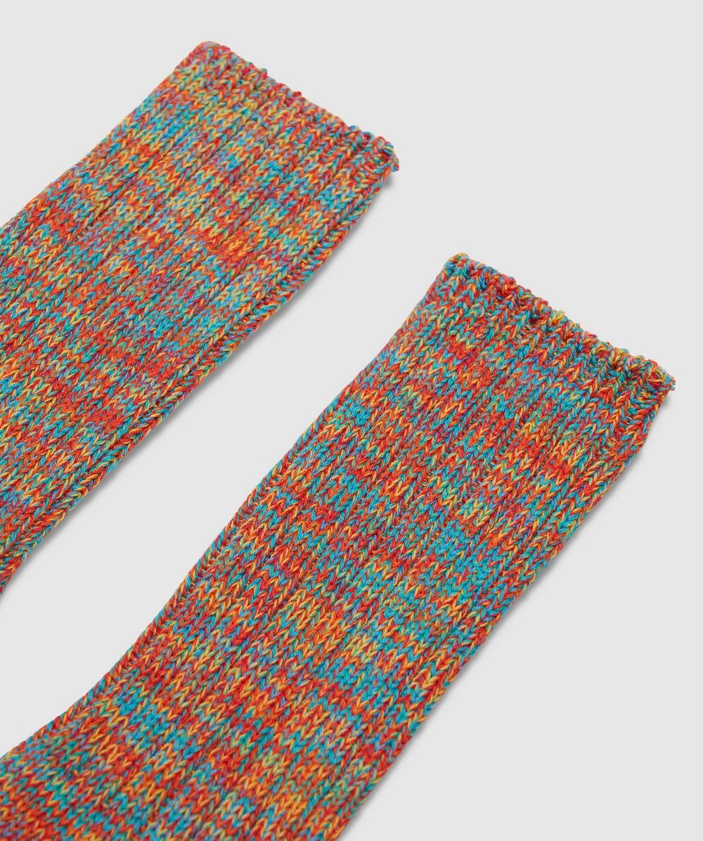 5 colour mix crew sock - 2