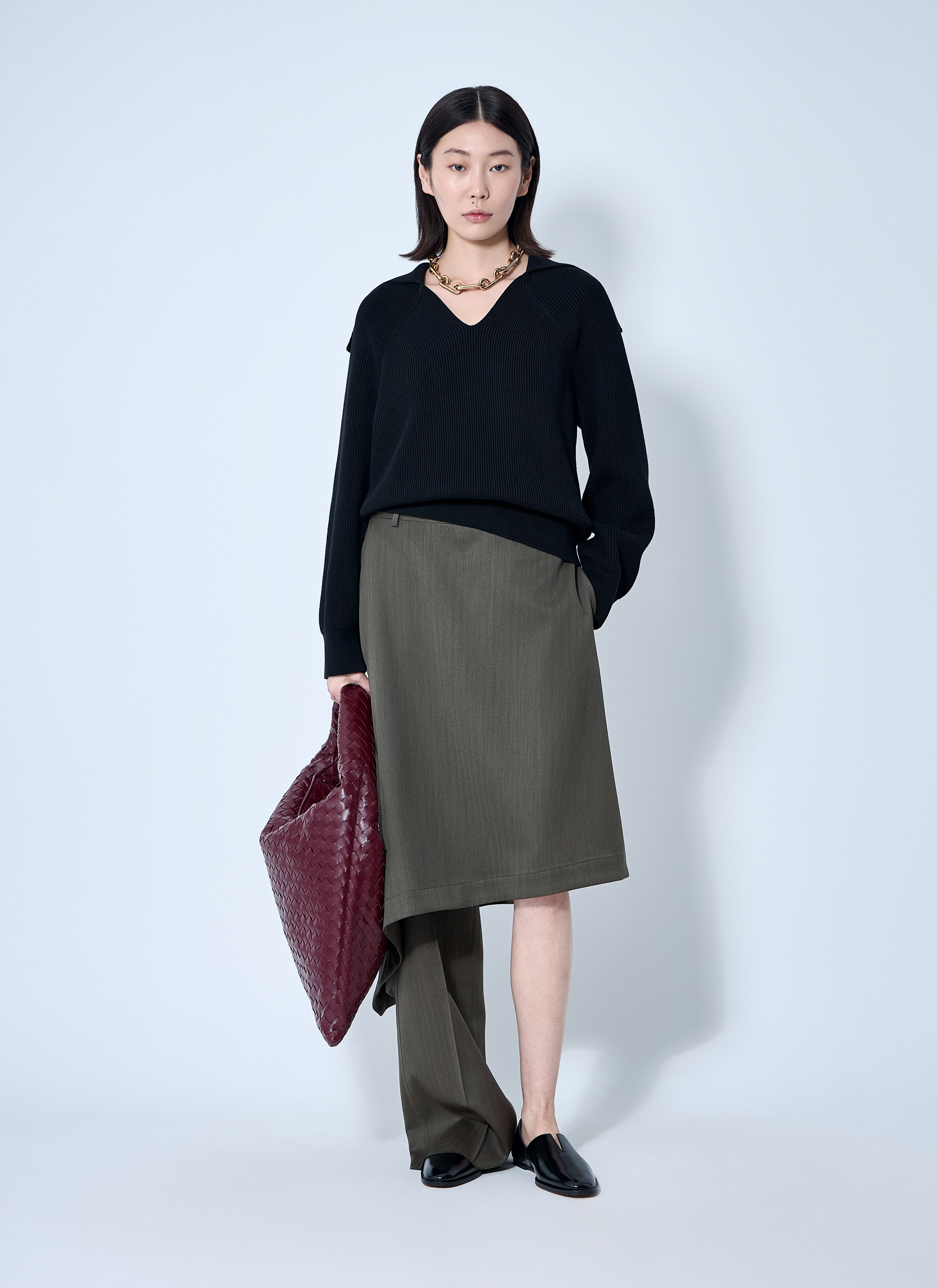 Ribbed Cotton Sweater - 2