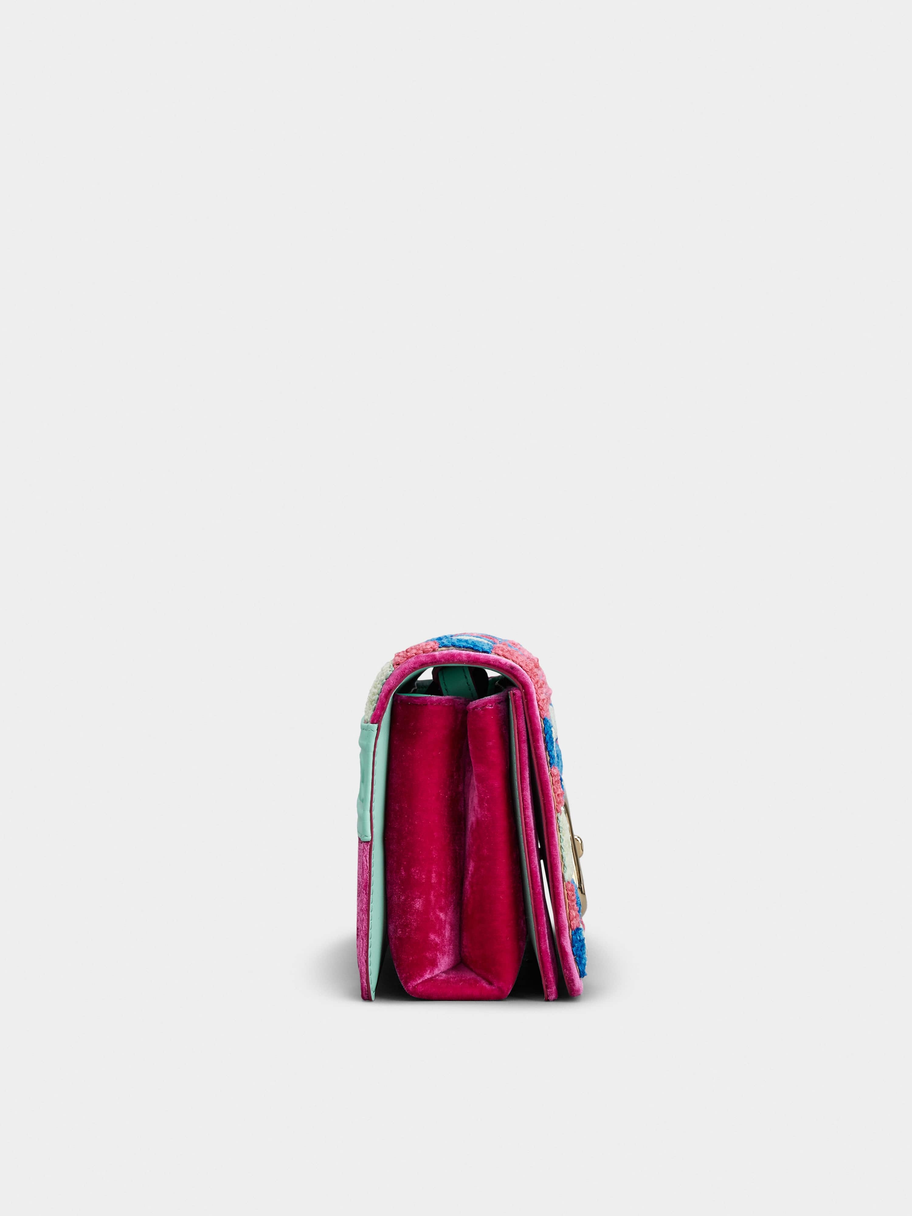 Viv' Choc Weaving Bag in Velvet - 4