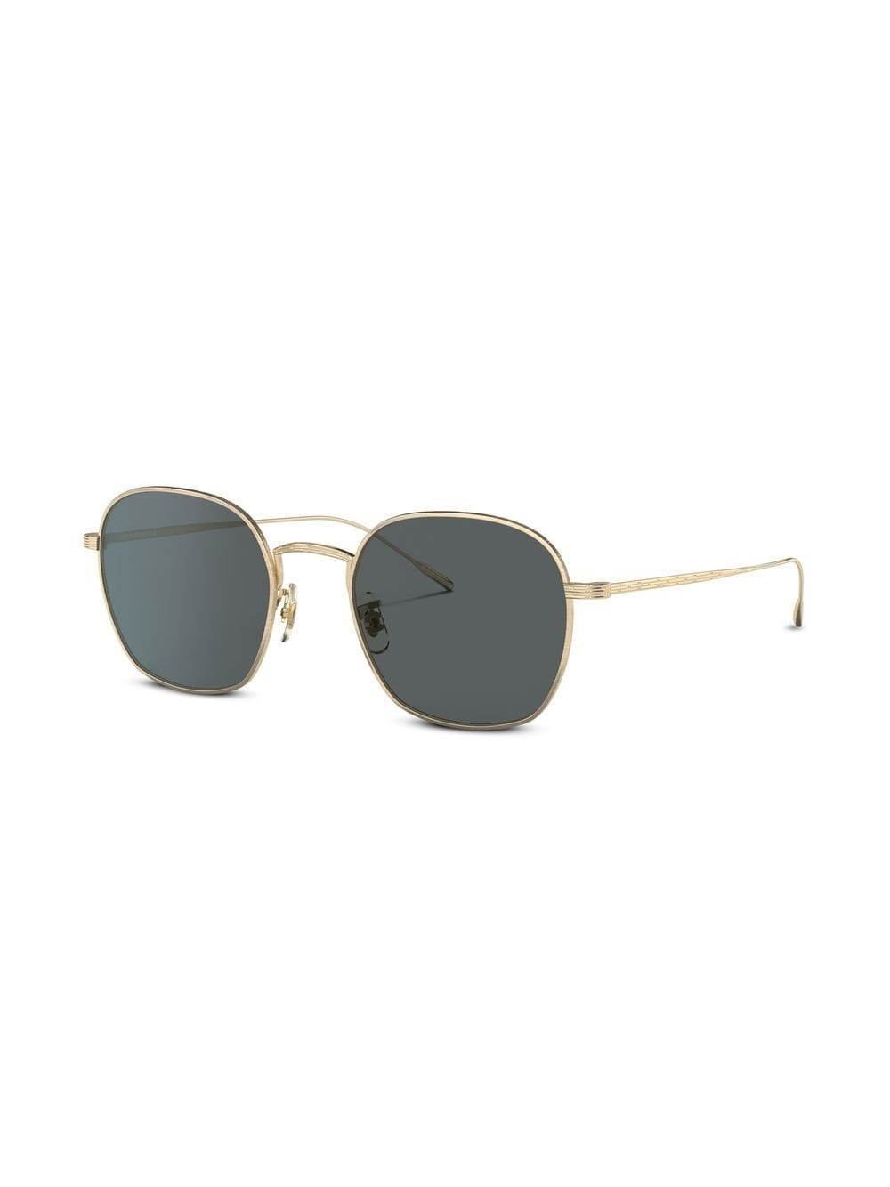 Adès square-frame titanium sunglasses - 2