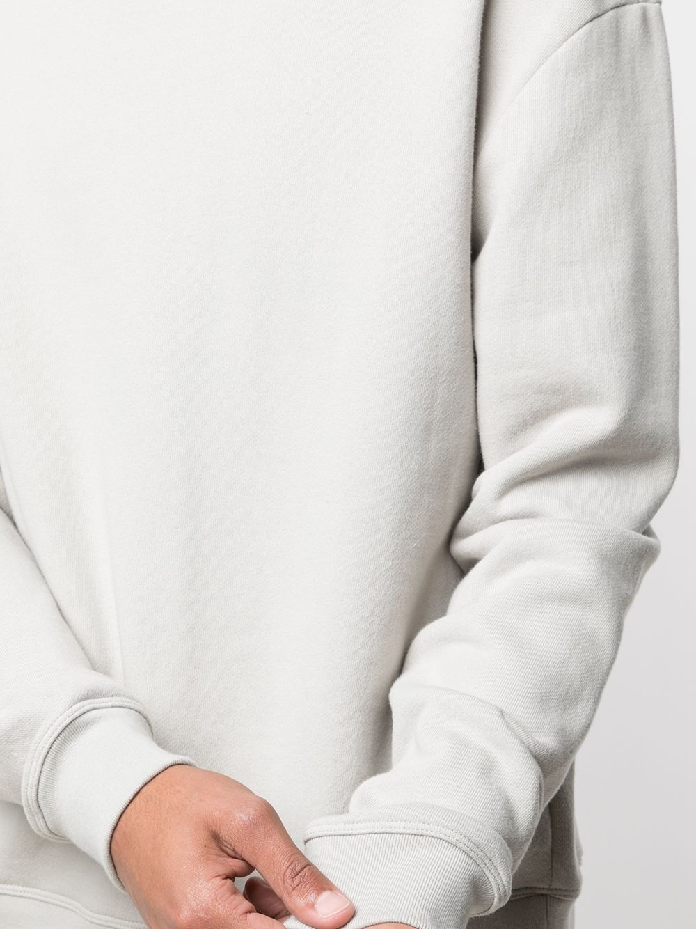 drop-shoulder cotton sweatshirt - 5