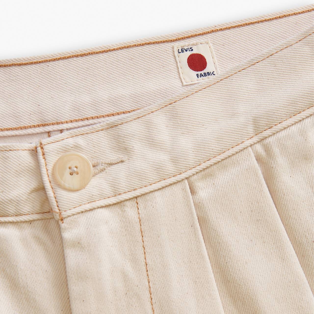 LEVI'S® JAPANESE DENIM PLEATED TROUSERS - 8