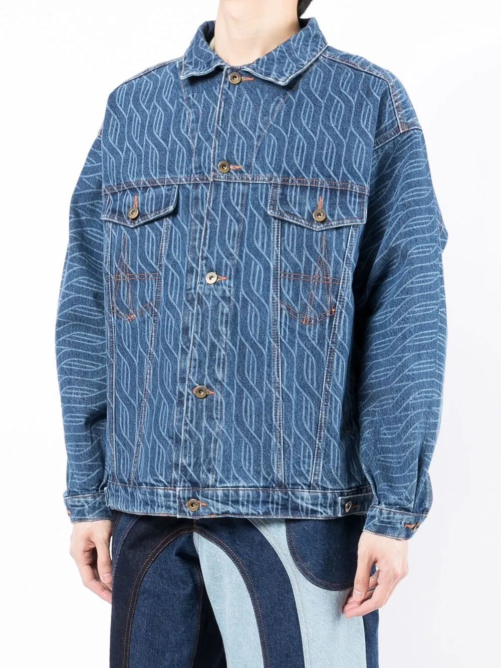 organic cotton denim jacket - 4