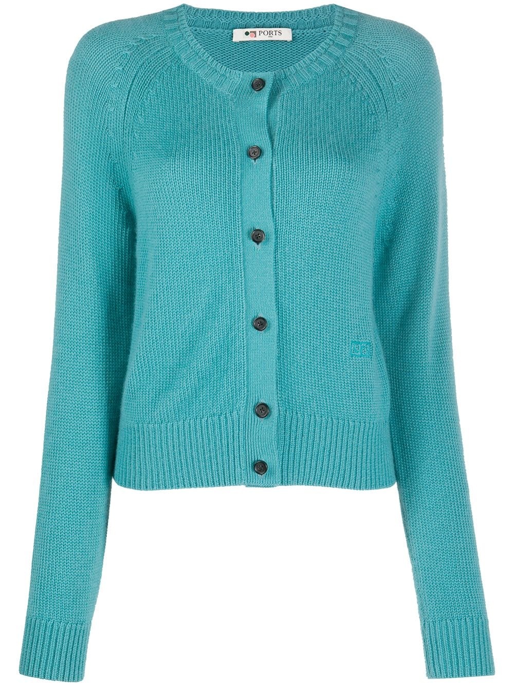 button-down cardigan - 1